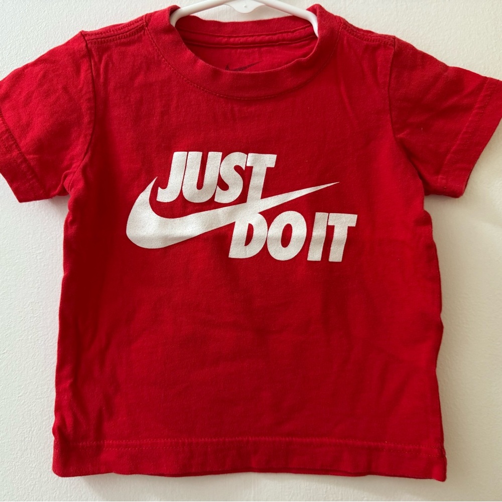 Nike Toddler Tee with White Logo